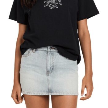 Rvca Mini Denim Skirt Bleached Indigo. Rvca Skirts in Womens Skirts & Womens Skirts, Dresses & Jumpsuits. Code: UVJDK00106