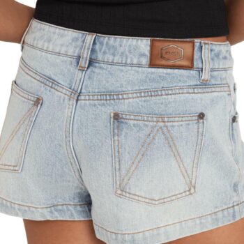 Rvca Lisha Denim Short Bleached Indigo. Rvca Walkshorts - Fitted Waist in Womens Walkshorts - Fitted Waist & Womens Shorts. Code: UVJDS00121