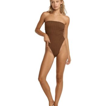 Rvca Chevy Grooves Bandeau 1pc Chocolate. Rvca Swimwear - One Piece in Womens Swimwear - One Piece & Womens Swimwear. Code: UVJX100152