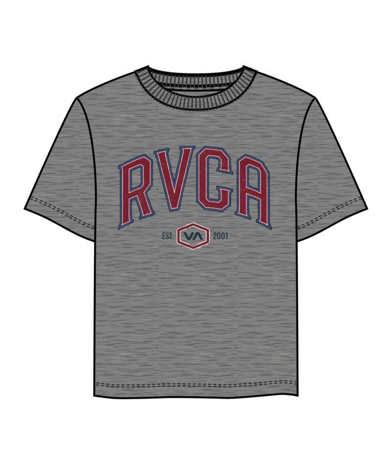 Rvca Dial Up Easy Tee Grey Marle. Rvca Tees in Womens Tees & Womens T-shirts & Singlets. Code: UVJZT00307