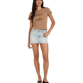 Rvca Natures Force 411 Tee Cocoa. Rvca Tees in Womens Tees & Womens T-shirts & Singlets. Code: UVJZT00316