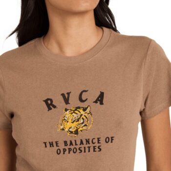 Rvca Natures Force 411 Tee Cocoa. Rvca Tees in Womens Tees & Womens T-shirts & Singlets. Code: UVJZT00316