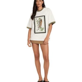 Rvca Palmology Toni Tee Cloud. Rvca Tees in Womens Tees & Womens T-shirts & Singlets. Code: UVJZT00319