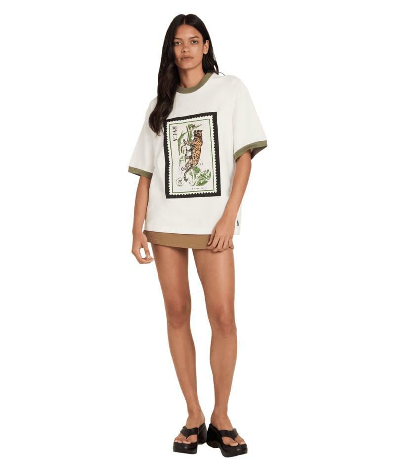 Rvca Palmology Toni Tee Cloud. Rvca Tees in Womens Tees & Womens T-shirts & Singlets. Code: UVJZT00319