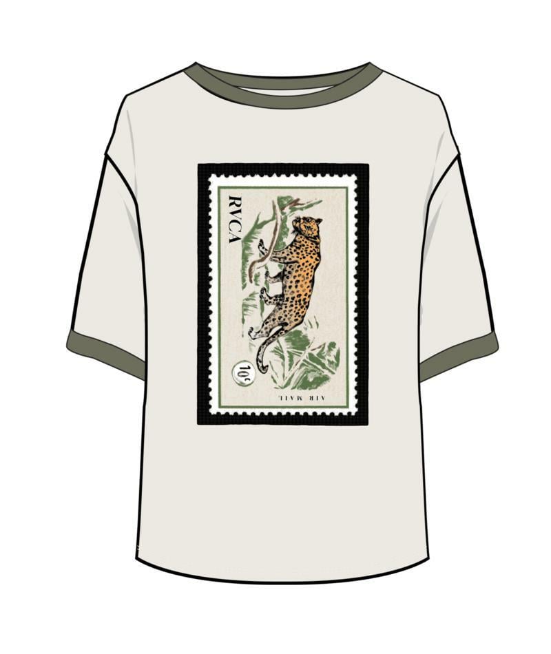 Rvca Palmology Toni Tee Cloud. Rvca Tees in Womens Tees & Womens T-shirts & Singlets. Code: UVJZT00319
