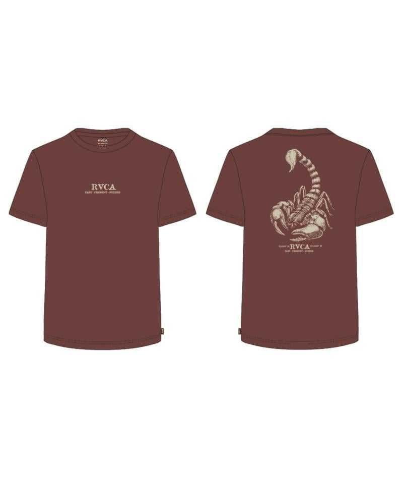 Rvca Scorpo Ss Red Earth. Rvca Tees in Mens Tees & Mens T-shirts & Singlets. Code: UVYZT00999