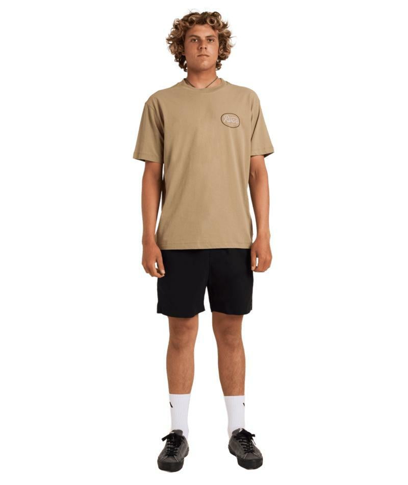 Rvca Standard Script Ss Coyote. Rvca Tees in Mens Tees & Mens T-shirts & Singlets. Code: UVYZT01002