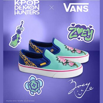 Vans Kpop Demon Hunters X Vans Big Kids Classic Slip-on Zoey Blue Zoey Blue. Vans Shoes in Girls Shoes & Girls Footwear. Code: VN00EC3CJE