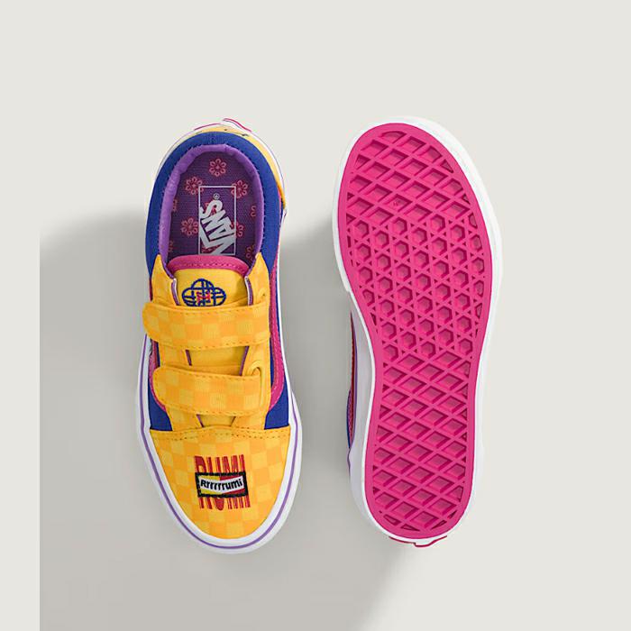 Vans Kpop Demon Hunters X Vans Big Kids Old Skool V Rumi Yellow. Vans Shoes in Girls Shoes & Girls Footwear. Code: VN00V21YLW