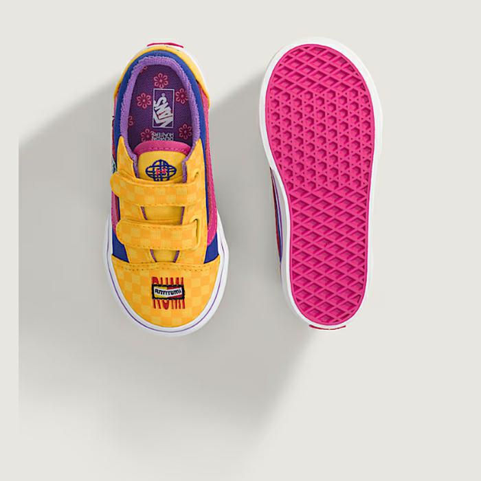 Vans Old Skool V Rumi Yellow Rumi Yellow. Vans Shoes in Toddler Girls Shoes & Toddler Girls Footwear. Code: VN00Z9TYLW
