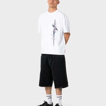 Rusty Turbo 2.0 Baggy Jort Black Out / Blue. Rusty Walkshorts - Fitted Waist in Mens Walkshorts - Fitted Waist & Mens Shorts. Code: WKM1294
