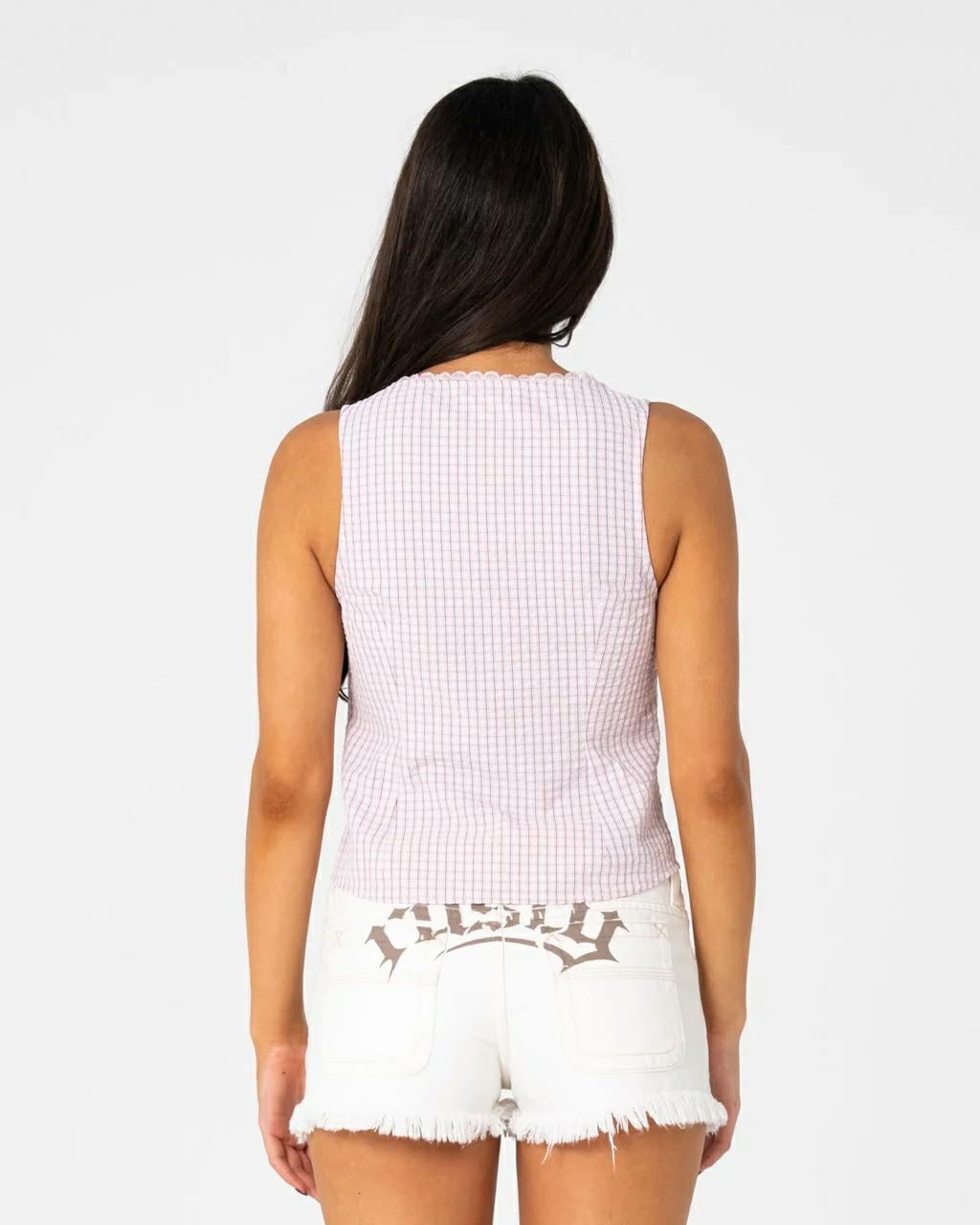 Rusty Peggy Sue Sleeveless Butt Pink A Boo. Rusty Shirts - Short Sleeve in Womens Shirts - Short Sleeve & Womens Shirts. Code: WSL0895