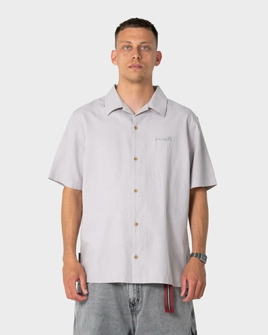 Rusty Diego Short Sleeve Shirt Ultimate Grey. Rusty Shirts - Short Sleeve in Mens Shirts - Short Sleeve & Mens Shirts. Code: WSM1256