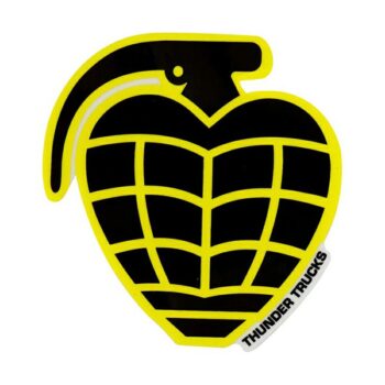 Thunder Trucks Thu Grenade Diecut Medium Yellow. Thunder Trucks Stickers in Generic Stickers & Generic Accessories. Code: 004001009