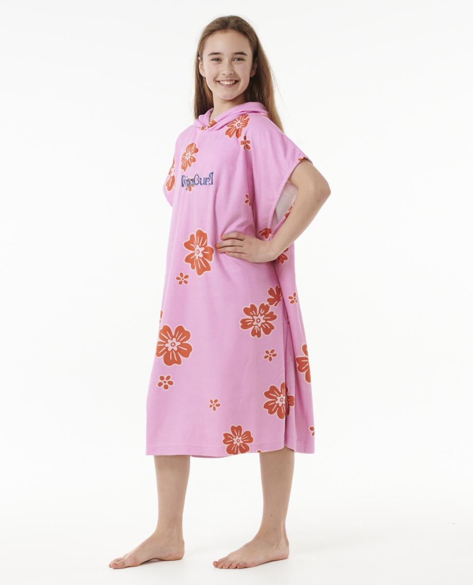 Rip Curl Mixed Hooded Towel- Kids Bright Pink. Rip Curl Towels - Hooded in Girls Towels - Hooded & Girls Accessories. Code: 00GGTO