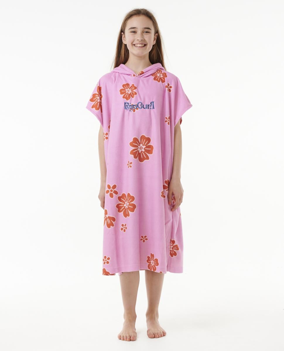 Rip Curl Mixed Hooded Towel- Kids Bright Pink. Rip Curl Towels - Hooded in Girls Towels - Hooded & Girls Accessories. Code: 00GGTO