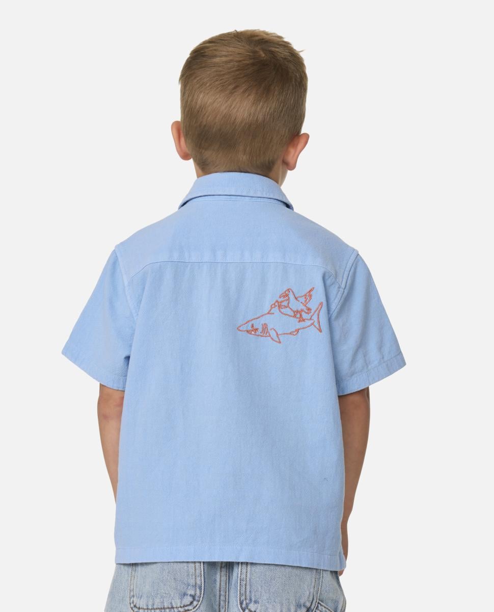 Rip Curl Ocean Party Emb Shirt-boy Blue Bell. Rip Curl Polos in Boys Polos & Boys Shirts. Code: 00YTSH