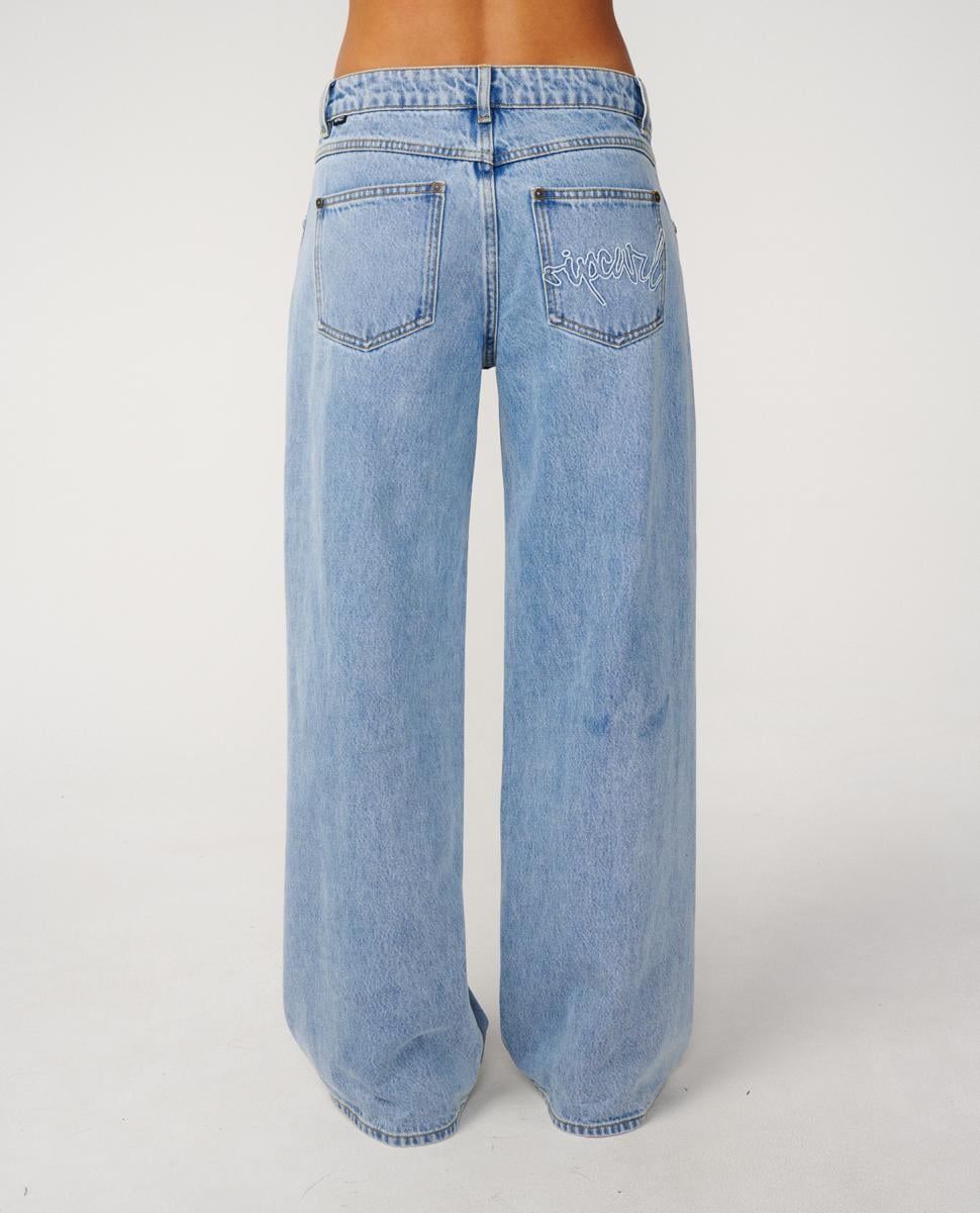 Rip Curl Archive Baggy Low Rise Je Washed Blue. Rip Curl Pants in Womens Pants & Womens Pants & Jeans. Code: 06ZWPA