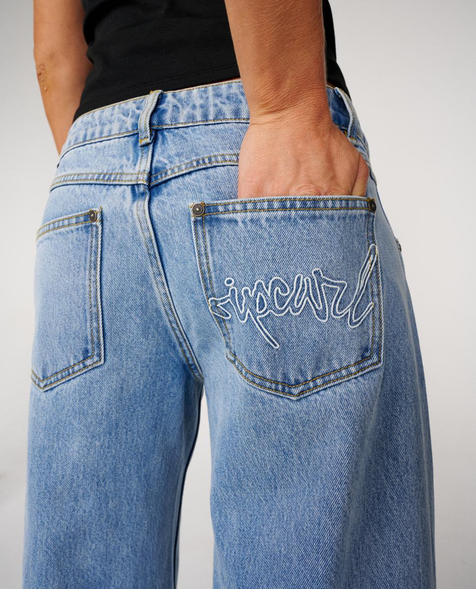 Rip Curl Archive Baggy Low Rise Je Washed Blue. Rip Curl Pants in Womens Pants & Womens Pants & Jeans. Code: 06ZWPA