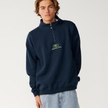 Rip Curl Pill Icon 1/4 Zip Crew Dark Navy. Rip Curl Sweats in Mens Sweats & Mens Jackets, Jumpers & Knits. Code: 074MFL