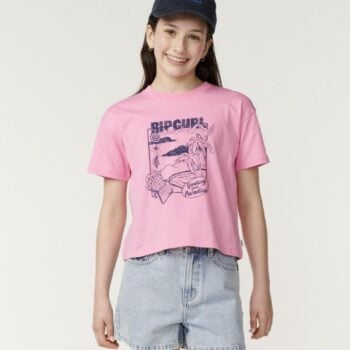 Rip Curl Island Paradise Crop - Gi Pink. Rip Curl Sweats in Girls Sweats & Girls Jackets, Jumpers & Knits. Code: 07QGTE