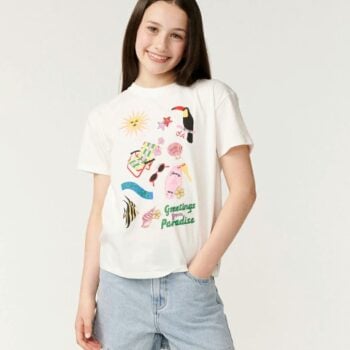 Rip Curl Island Time Band Tee - Gi Bone. Rip Curl Tees in Girls Tees & Girls T-shirts & Singlets. Code: 07SGTE