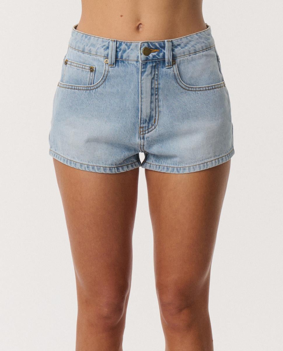 Rip Curl Sasha Denim Short Vintage Blue. Rip Curl Walkshorts - Fitted Waist in Womens Walkshorts - Fitted Waist & Womens Shorts. Code: 08OWWS