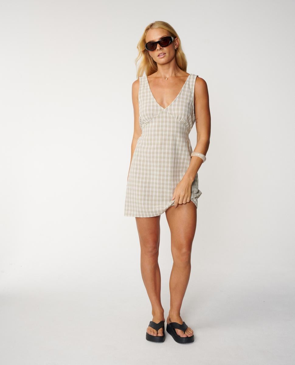 Rip Curl Classic Surf Check Mini D Bone. Rip Curl Dresses in Womens Dresses & Womens Skirts, Dresses & Jumpsuits. Code: 0C3WDR