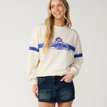 Rip Curl Archive Dolphin Oversized Crew Bone. Rip Curl Sweats in Womens Sweats & Womens Jackets, Jumpers & Knits. Code: 0ENWFL