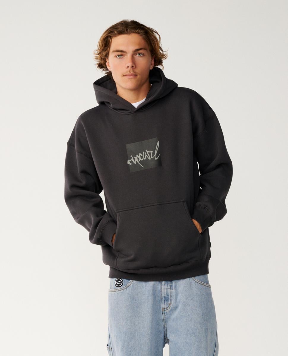 Rip Curl Rip Script Icon Hood Washed Black. Rip Curl Hoodies in Mens Hoodies & Mens Jackets, Jumpers & Knits. Code: 0F7MFL