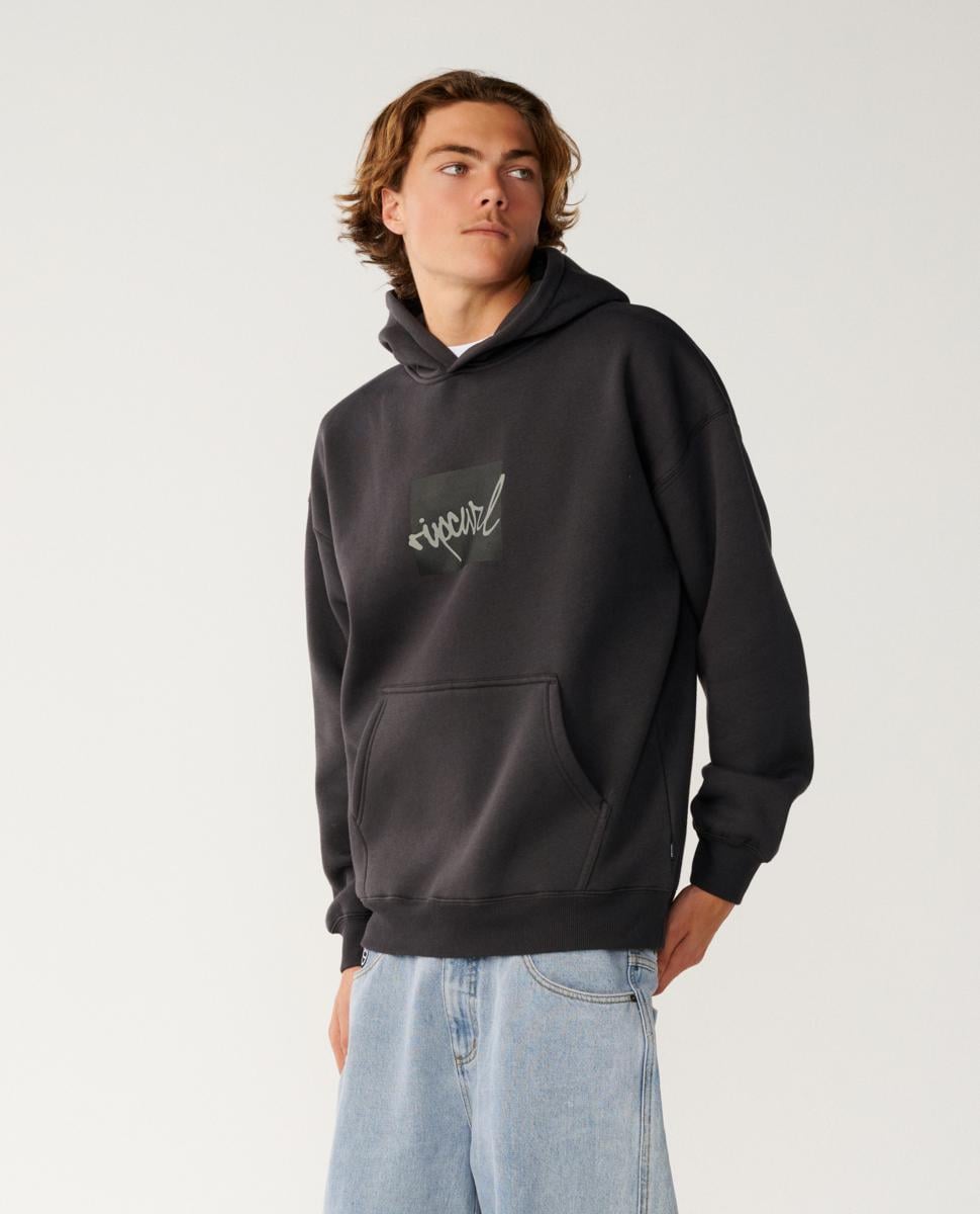 Rip Curl Rip Script Icon Hood Washed Black. Rip Curl Hoodies in Mens Hoodies & Mens Jackets, Jumpers & Knits. Code: 0F7MFL