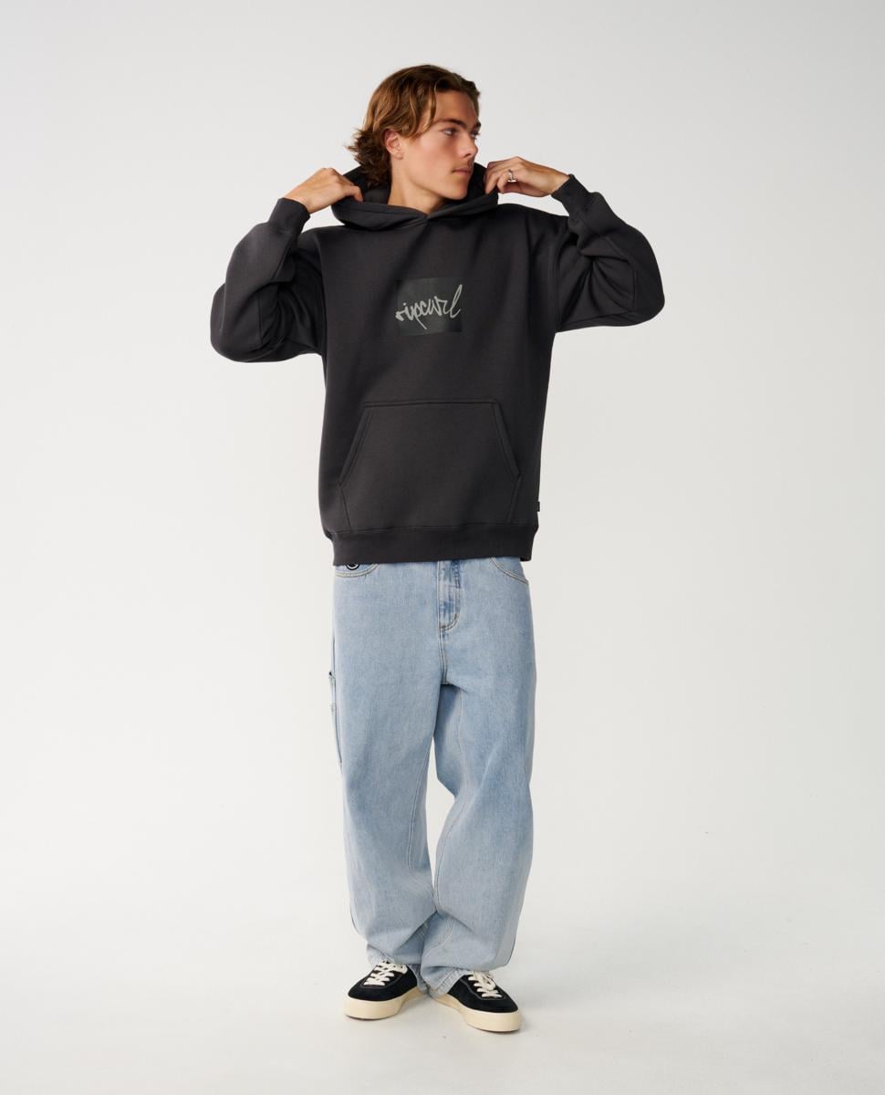 Rip Curl Rip Script Icon Hood Washed Black. Rip Curl Hoodies in Mens Hoodies & Mens Jackets, Jumpers & Knits. Code: 0F7MFL