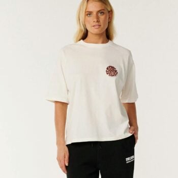 Rip Curl Hibiscus Archive Boxy Tee Bone. Rip Curl Tees in Womens Tees & Womens T-shirts & Singlets. Code: 0QYWTE