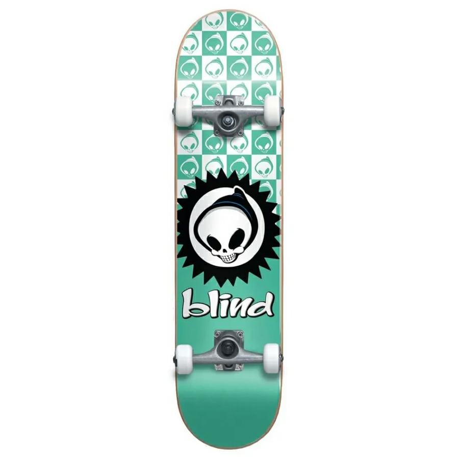 Blind Skate Checkered Reaper Complete Teal. Blind Skate Complete Skateboards in Boardsports Complete Skateboards & Boardsports Skate. Code: 10511899Y