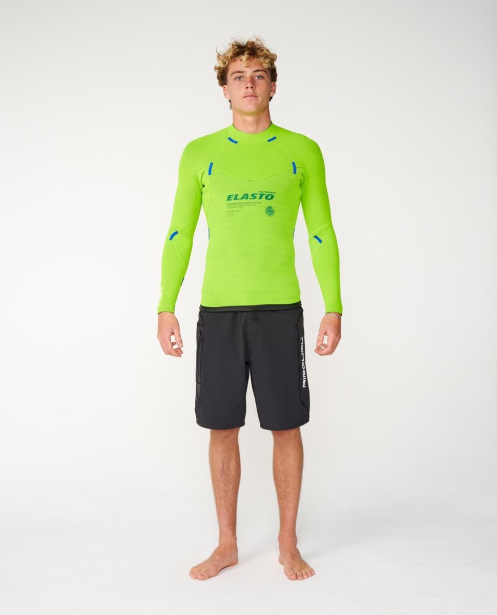 Rip Curl Elasto 1.5mm Long Sleeve Wetsuit Jacket Black. Rip Curl Vest & Jackets in Mens Vest & Jackets & Mens Wetsuits. Code: 12UMWJ