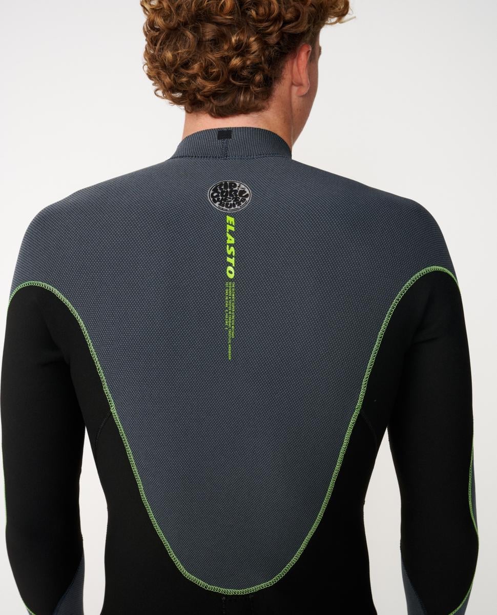 Rip Curl Elasto 1.5mm Long Sleeve Wetsuit Jacket Charcoal F.lime. Rip Curl Vest & Jackets in Mens Vest & Jackets & Mens Wetsuits. Code: 12UMWJ