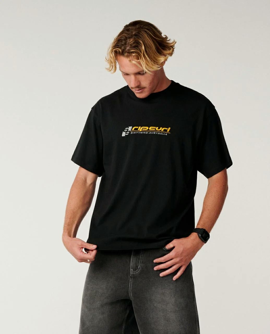 Rip Curl Archive 69 Embroid Tee Black. Rip Curl Tees in Mens Tees & Mens T-shirts & Singlets. Code: 14DMTE