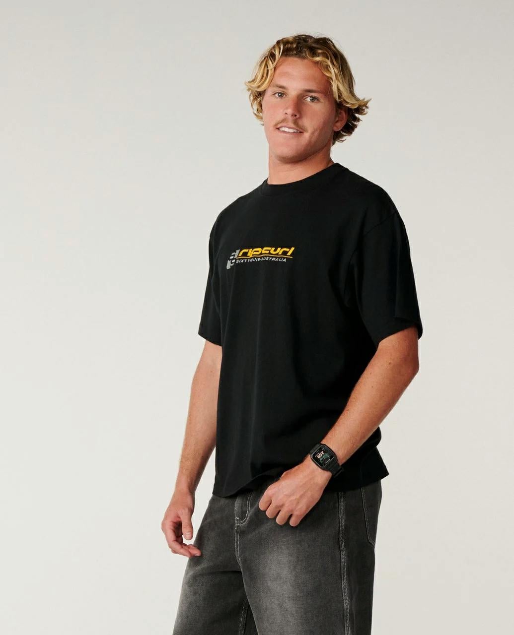 Rip Curl Archive 69 Embroid Tee Black. Rip Curl Tees in Mens Tees & Mens T-shirts & Singlets. Code: 14DMTE