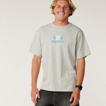 Rip Curl Archive Global Tee Grey Marle. Rip Curl Tees in Mens Tees & Mens T-shirts & Singlets. Code: 14LMTE