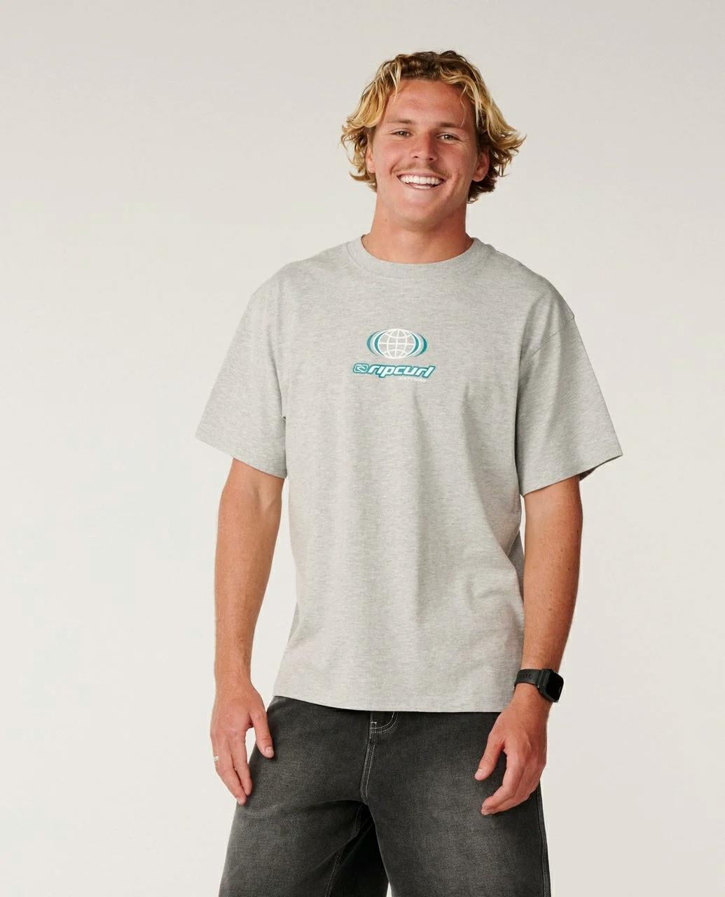Rip Curl Archive Global Tee Grey Marle. Rip Curl Tees in Mens Tees & Mens T-shirts & Singlets. Code: 14LMTE