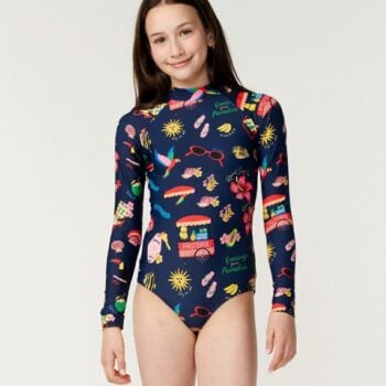 Rip Curl Island Time Ls Rash Vest- Navy. Rip Curl Swimwear - Separates in Girls Swimwear - Separates & Girls Swimwear. Code: 14VGRV