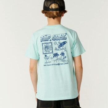 Rip Curl Rip-tuals Art Tee-boy Light Aqua. Rip Curl Tees in Boys Tees & Boys T-shirts & Singlets. Code: 15WBTE