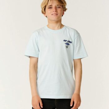 Rip Curl Fade Out Icon Tee-boy Glacier Blue. Rip Curl Tees in Boys Tees & Boys T-shirts & Singlets. Code: 163BTE