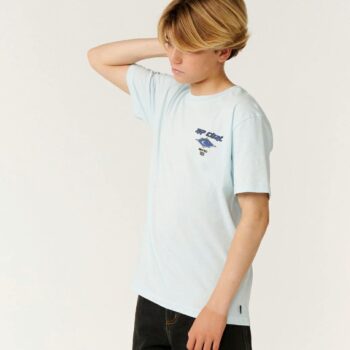 Rip Curl Fade Out Icon Tee-boy Glacier Blue. Rip Curl Tees in Boys Tees & Boys T-shirts & Singlets. Code: 163BTE