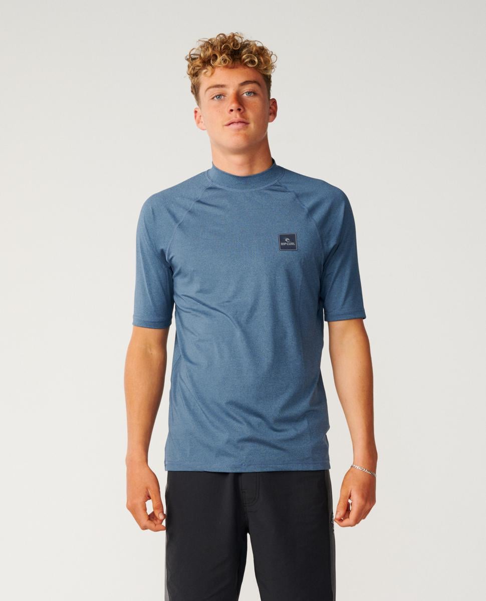 Rip Curl Orbit Upf S/s Dark Navy Marle. Rip Curl Rashvests in Mens Rashvests & Mens Wetsuits. Code: 180MRV