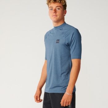 Rip Curl Orbit Upf S/s Dark Navy Marle. Rip Curl Rashvests in Mens Rashvests & Mens Wetsuits. Code: 180MRV