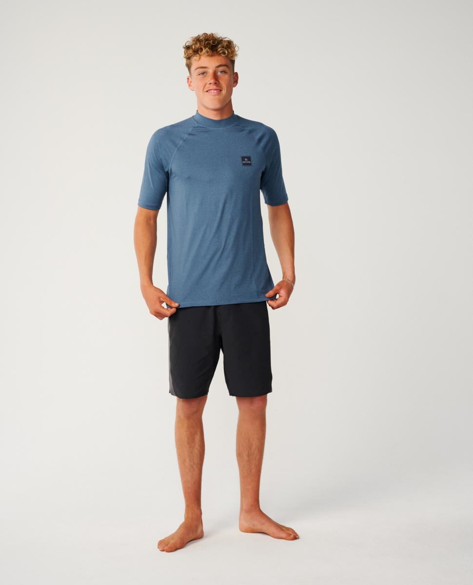 Rip Curl Orbit Upf S/s Dark Navy Marle. Rip Curl Rashvests in Mens Rashvests & Mens Wetsuits. Code: 180MRV