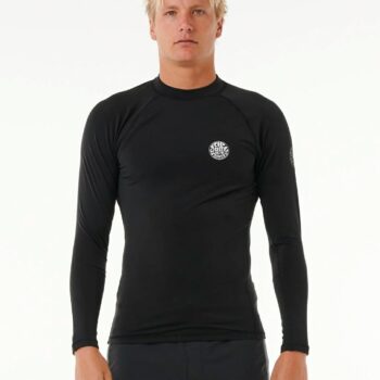 Rip Curl Icons Upf Brushed Long Sleeve Rash Vest Black. Rip Curl Rashvests in Mens Rashvests & Mens Wetsuits. Code: 196MRV