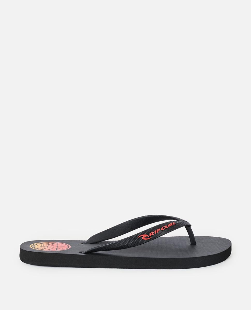 Rip Curl Icons Of Surf Bloom Open Toe Thongs Black/orange. Rip Curl Thongs in Mens Thongs & Mens Footwear. Code: 1AKMOT
