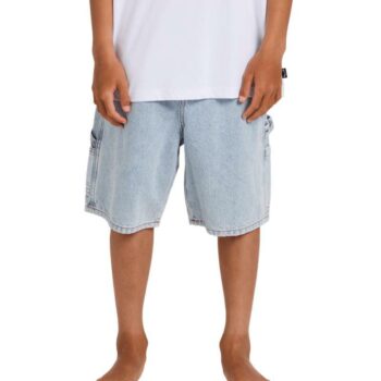 Billabong Boys Bad Dog Denim Short Washed Indigo. Billabong Walkshorts - Fitted Waist in Boys Walkshorts - Fitted Waist & Boys Shorts. Code: 24A20450